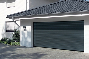 s Ribbed in dark grey colour finish